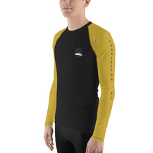 Load image into Gallery viewer, Men&#39;s Rash Guard (Black &amp; Gold)